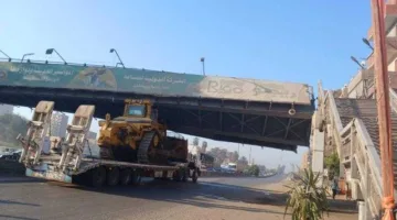 وزارة النقل تكشف تفاصيل انهيار جسر المشاة على طريق بنها – القاهرة الزراعي
