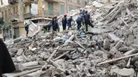 إصابة شخصين جراء انهيار مبنى في مصر القديمة