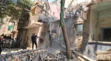 شهادة عيان تروي ملابسات وفاة وإصابة أربعة أطفال في انهيار مبنى في مصر القديمة