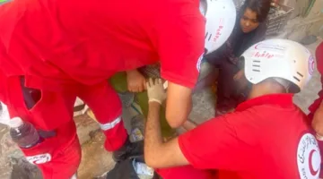 فرق الطوارئ تصل إلى موقع انهيار العقار في شبرا ومصر القديمة
