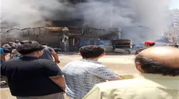مصرع موظف مطعم في حريق ثلاثة متاجر وشقة سكنية بالخصوص