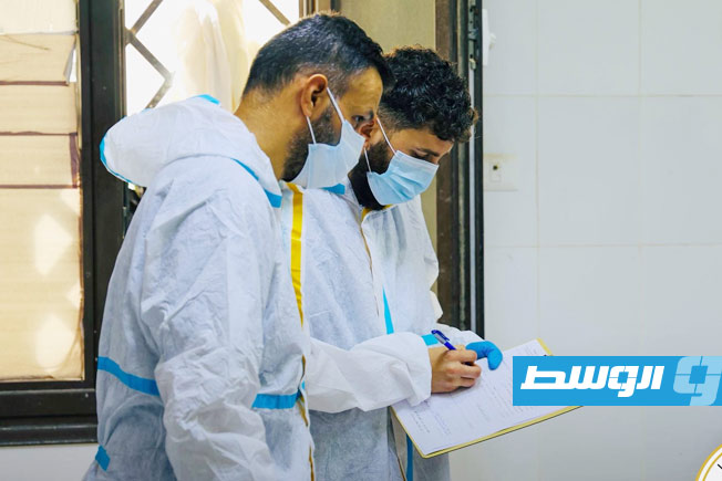 دفن 8 جثث مجهولة بمقبرتي أبوقرين وطمينة في مصراتة. (الهيئة العامة للبحث والتعرف على المفقودين)