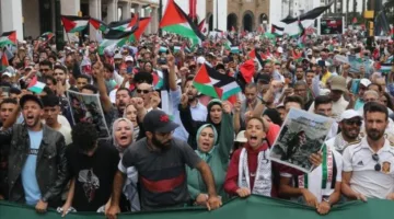 المغرب: مسيرة احتجاجية أمام البرلمان تنديدًا بتجويع الفلسطينيين في غزة
