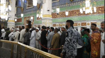شؤون الحرمين: إدارة فعالة للحشود في المسجد النبوي