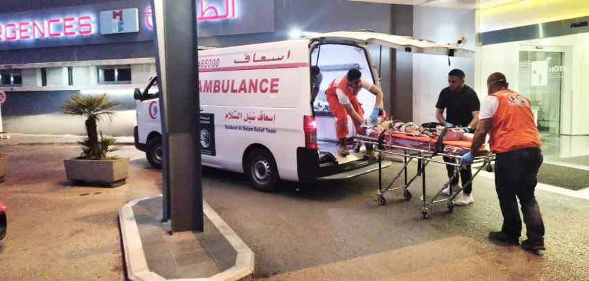 بتمويل من سلمان للإغاثة.. إسعاف المنية ينفذ (21) مهمة خلال أسبوع في لبنان بتمويل من سلمان للإغاثة.. إسعاف المنية ينفذ (21) مهمة خلال أسبوع في لبنان