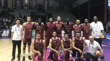 المنتخب القطري لكرة السلة يتعرض للهزيمة في مباراته الودية الأولى ضد كوريا الجنوبية خلال معسكره التدريبي في سول.