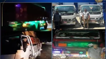 الشرطة تلقي القبض على 3 سائقي شاحنات بعد قيادتهم عكس الاتجاه على طريق بنها – المنصورة مما يعرض حياة المواطنين للخطر