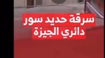 عاجل.. مصدر أمني: فيديو سرقة الأسوار الحديدية من أعلى الدائري يعود إلى الماضي