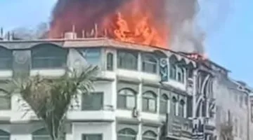 حريق يُدمر سقف منزلين في البلينا بسوهاج