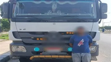 «حاول الت shortcut».. القبض على سائق «شاحنة مقطورة» لقيادته عكس السير في الشرقية