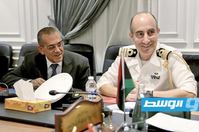 من لقاء الحداد مع الملحق العسكري اليوناني، 18 يوليو 2025. (رئاسة الأركان)