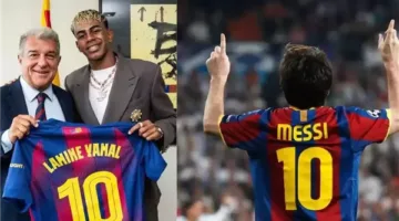 5 أسباب تجعل برشلونة يخصص القميص رقم “10” ليايمين لامال