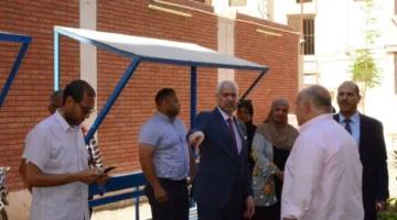 نائب رئيس جامعة أسيوط يراقب أعمال التحديث والصيانة في سكن الطالبات بالوليدية