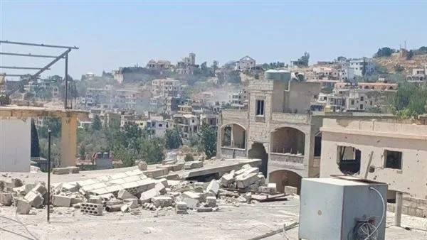 صعود مواطن نتيجة غارة في مطل الجبل بالخيام