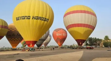 سحر السماء: 28 رحلة بالون تحمل 630 سائحًا فوق معابد الأقصر