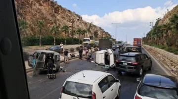 حادثة مأساوية على الطريق السريع… شاب يفقد حياته بطريقة مروعة! (صور)