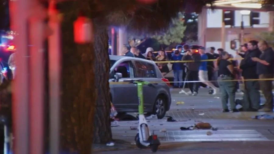 إصابة 20 فردًا في حادث اصطدام في مدينة لوس أنجلوس الأمريكية