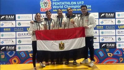 مصر تتوج بالذهبيتين في المنافسات الفردية والفرق ببطولة العالم تحت 17 سنة للخماسي الحديث في جنوب أفريقيا