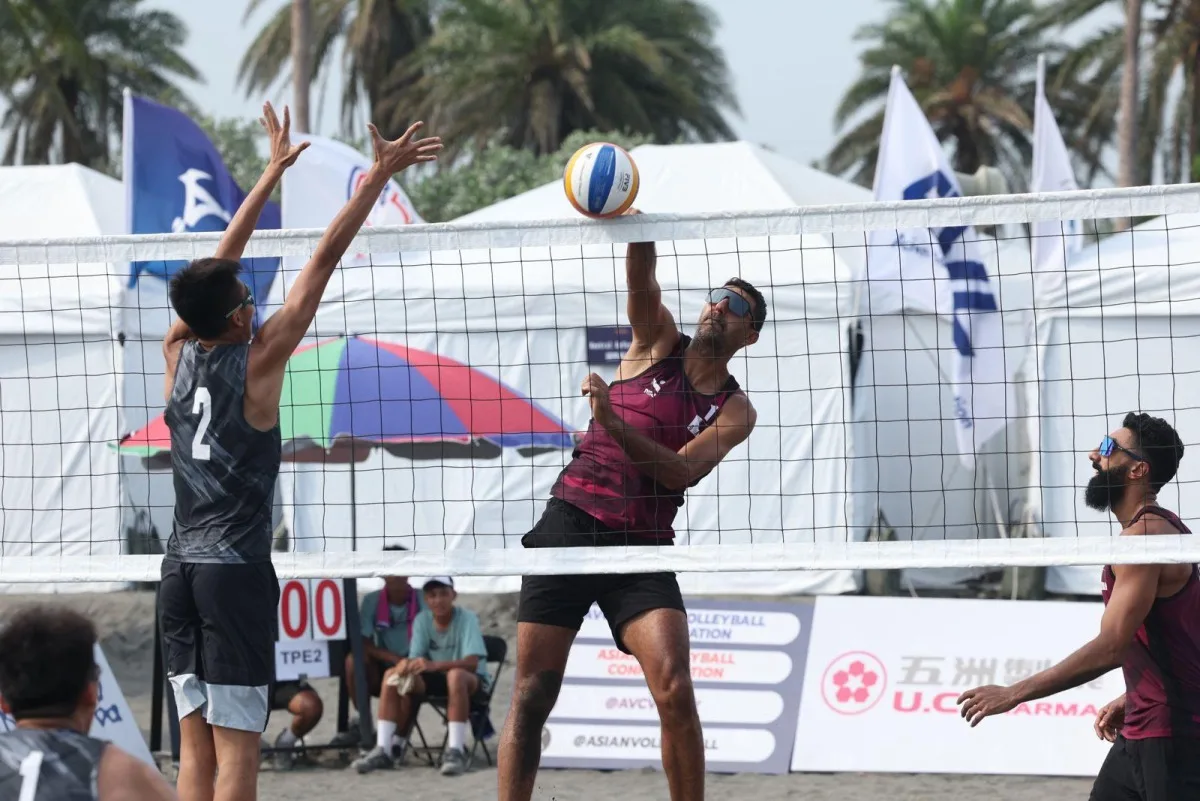 المنتخب القطري للكرة الطائرة الشاطئية يغادر البطولة الآسيوية من المرحلة ربع النهائية