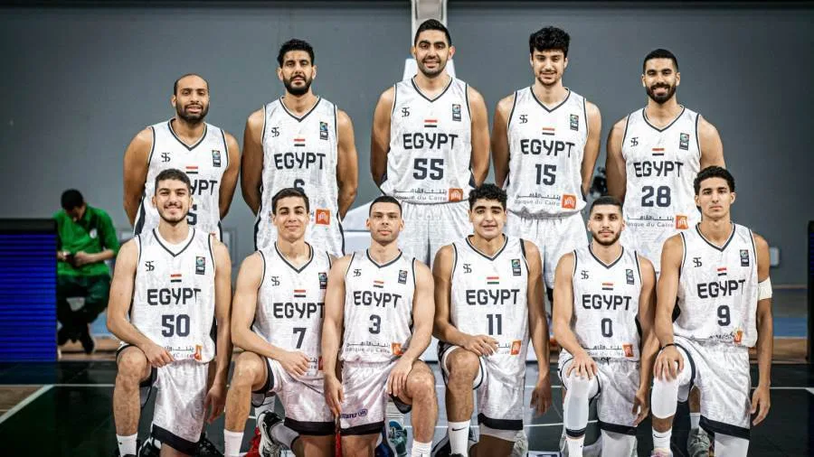 تشكيلة منتخب مصر لكرة السلة في البطولة الودية الدولية ببيروت