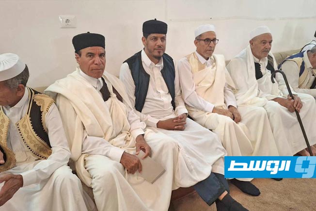 جانب من ملتقى «الفعاليات الليبية في بني وليد» بدعوة من المجلس الاجتماعي لقبائل ورفلة، السبت 19 يوليو 2025 (فيسبوك)