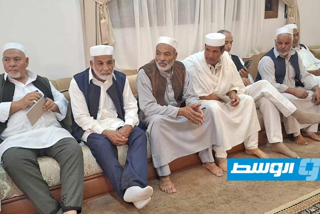 جانب من ملتقى «الفعاليات الليبية في بني وليد» بدعوة من المجلس الاجتماعي لقبائل ورفلة، السبت 19 يوليو 2025 (فيسبوك)