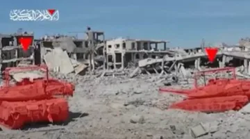 كتائب القسام تعرض لقطات لمهاجمة جنود ومركبات الاحتلال في جباليا