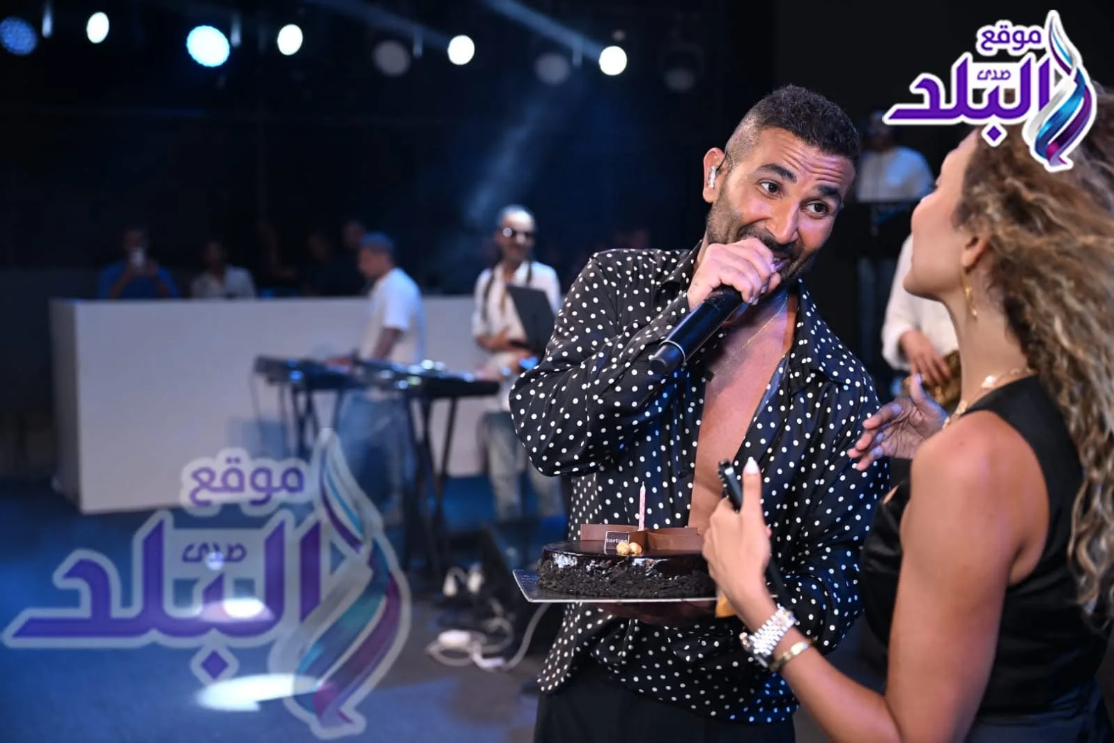 أحمد سعد يحتفل بعيد ميلاد زوجته علياء بسيوني في موقع خطبتهما بالساحل | اكتشف التفاصيل