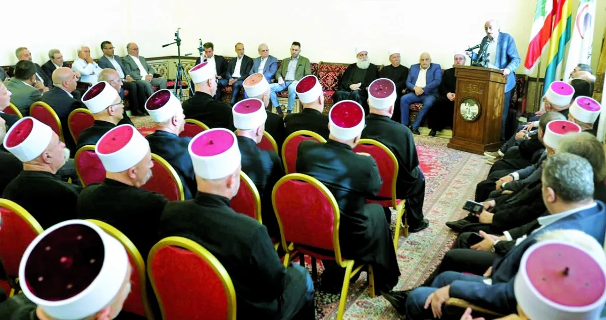 ترحيب لبناني بمبادرة جنبلاط لمنع الفتنة في السويداء ترحيب لبناني بمبادرة جنبلاط لمنع الفتنة في السويداء