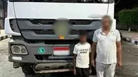 إلقاء القبض على طفل يقود شاحنة ثقيلة في كفر الشيخ