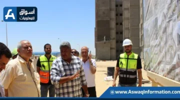 مسؤولو “الإسكان” يزورون المشاريع قيد التنفيذ في مدينة برج العرب الجديدة