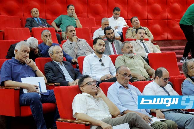 مشاركون في صالون السياحة والاقتصاد الليبي بمدينة شحات، 19 يوليو 2025 (وزارة السياحة في حكومة أسامة حماد)