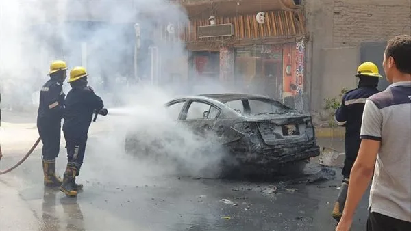 إخماد حريق في سيارة خاصة بالمعادي دون تسجيل إصابات إخماد حريق في سيارة خاصة بالمعادي دون تسجيل إصابات
