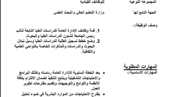 جامعة مدينة السادات تكشف عن فرص عمل شاغرة.. تعرف على التخصصات المطلوبة.