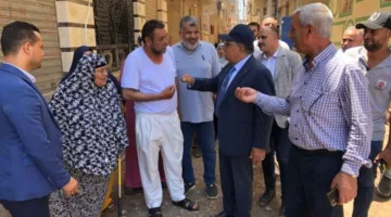 محافظ الدقهلية يراقب وصول مياه الشرب في البر الشرقي بنبروه