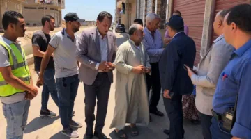 محافظ الدقهلية يراقب تنفيذ مشروع توصيل المياه للبر الشرقي في نبروه