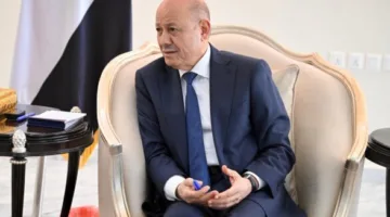 الرئيس اليمني رشاد العليمي: نُعبر عن تقديرنا للرئيس السيسي على دعمه لليمن