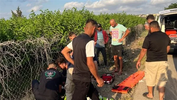 صور: إصابات خطيرة نتيجة حادث مروري على طريق السماعية – الشعيتية