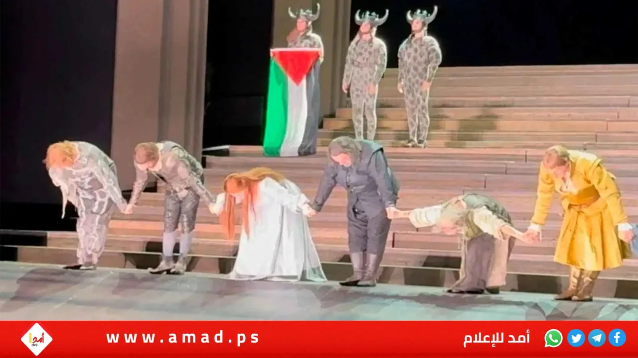 خلاف في أوبرا لندن بسبب رفع علم فلسطين – فيديو