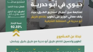وزير النقل يطلع على مشروع تقاطع أبوحدرية في المنطقة الشرقية