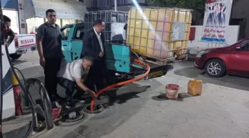 است interception of a vehicle loaded with 2000 liters of 80 Octane gasoline during unloading operations.