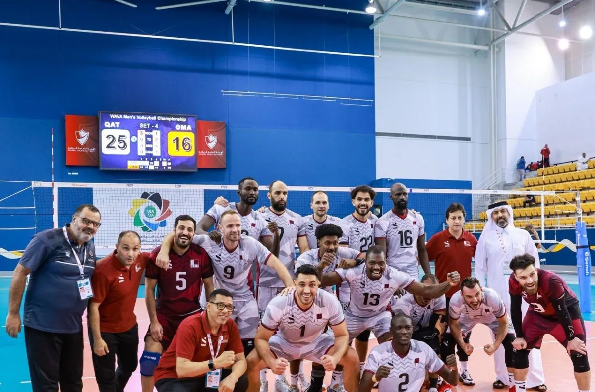 المنتخب القطري للكرة الطائرة يحقق التأهل إلى المرحلة الثانية من بطولة غرب آسيا المنتخب القطري للكرة الطائرة يحقق التأهل إلى المرحلة الثانية من بطولة غرب آسيا