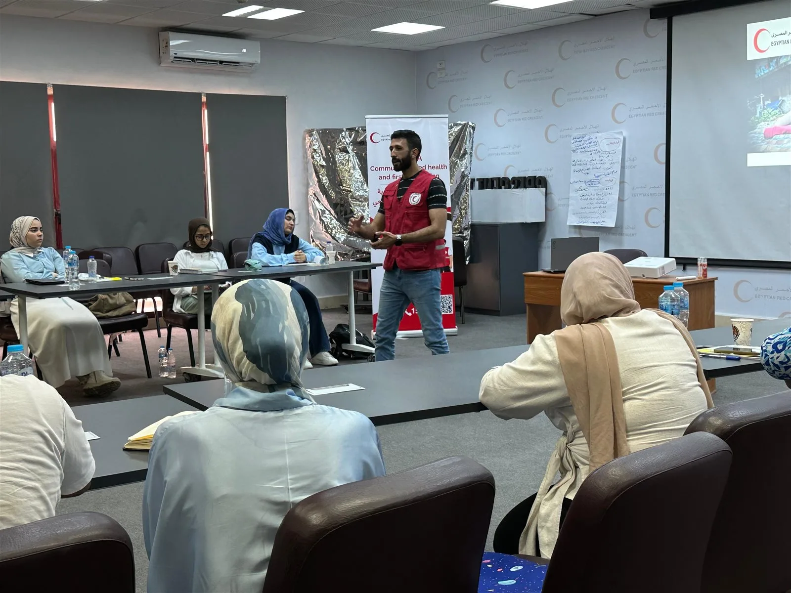 بدعم من اليابان ومنظمة الصحة العالمية.. تدريب مجموعة من المتطوعين على الإسعافات الأولية والصحة العامة