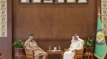 البديوي يستقبل اللواء الركن عبد العزيز البلوي