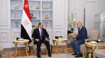السيسي وأبوالغيط يتناولان آخر تطورات الأزمات والقضايا العربية