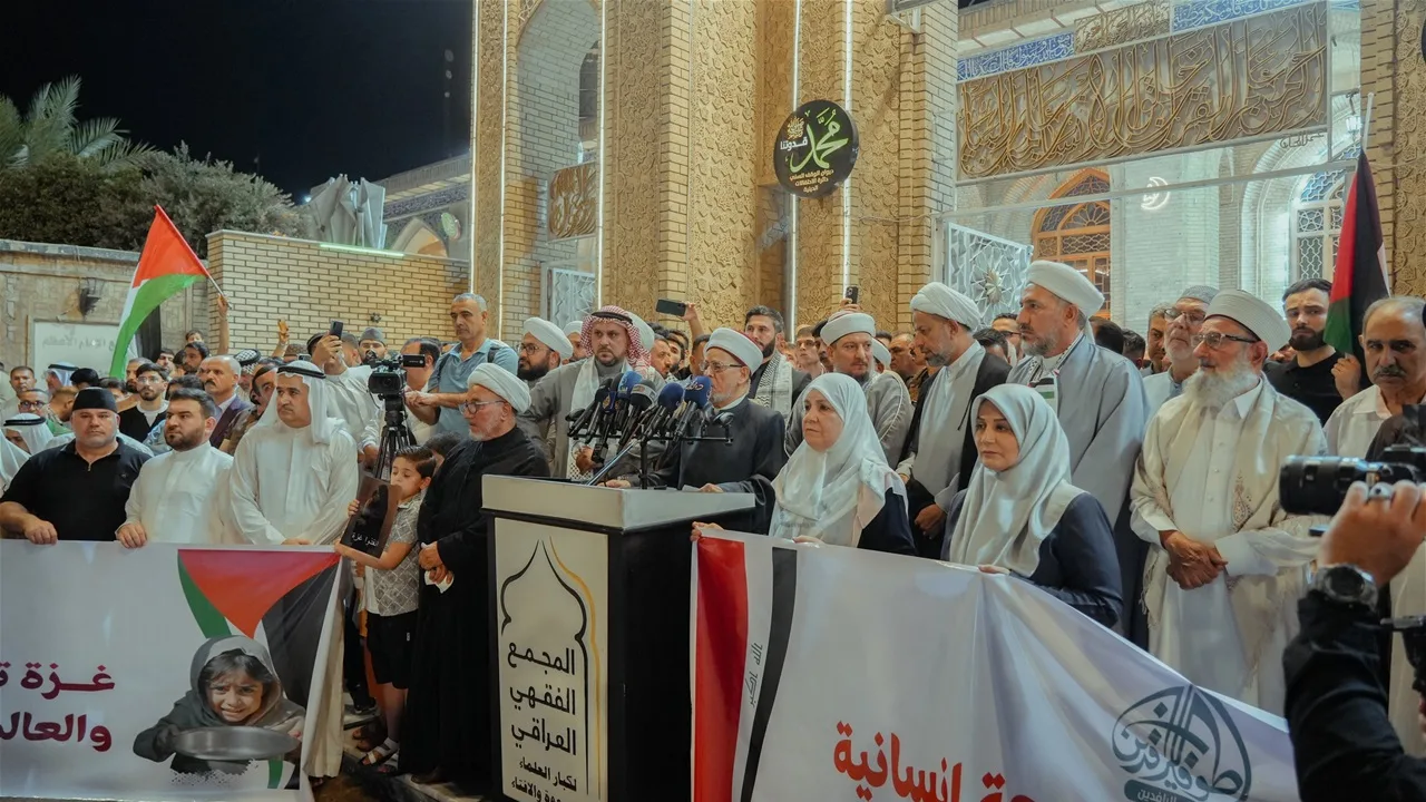 في بغداد.. مسيرة دعم للتضامن مع غزة (صور) في بغداد.. مسيرة دعم للتضامن مع غزة (صور)