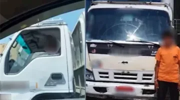التحقيق في قيادة طفل لشاحنة مملوكة لوالده على الطريق الدائري