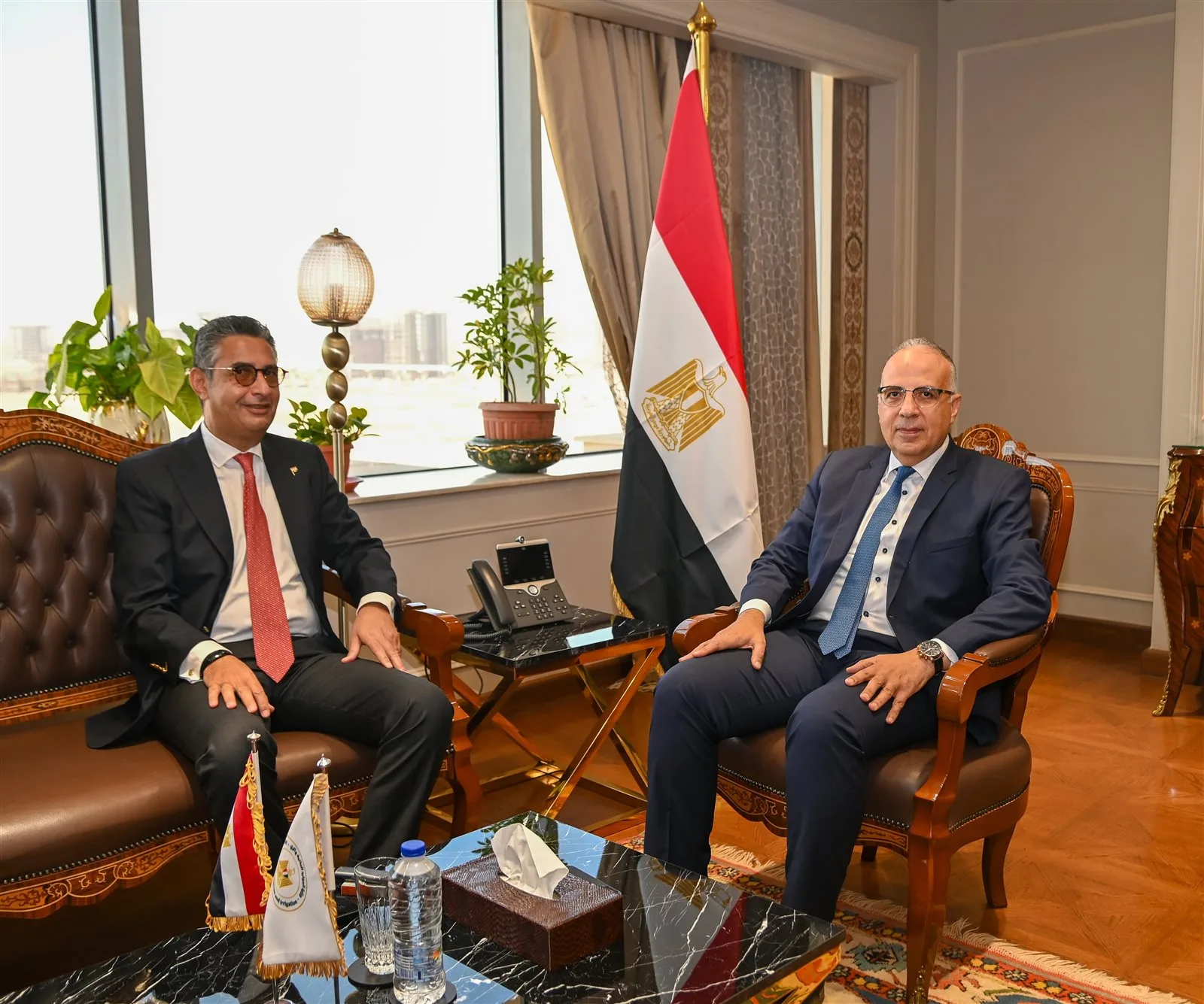 وزيرَا الري والتموين يستعرضان طرق تحسين مصانع إنتاج السكر وحماية الموارد المائية من التلوث وزيرَا الري والتموين يستعرضان طرق تحسين مصانع إنتاج السكر وحماية الموارد المائية من التلوث