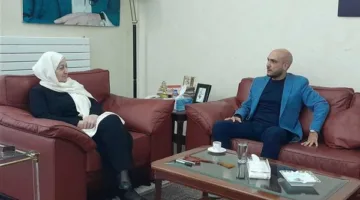 بهية الحريري ناقشت القضايا المتعلقة بصيدا مع عمر مرجان