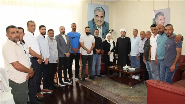 بهية الحريري استقبلت فريقاً من بلدية البرغلية